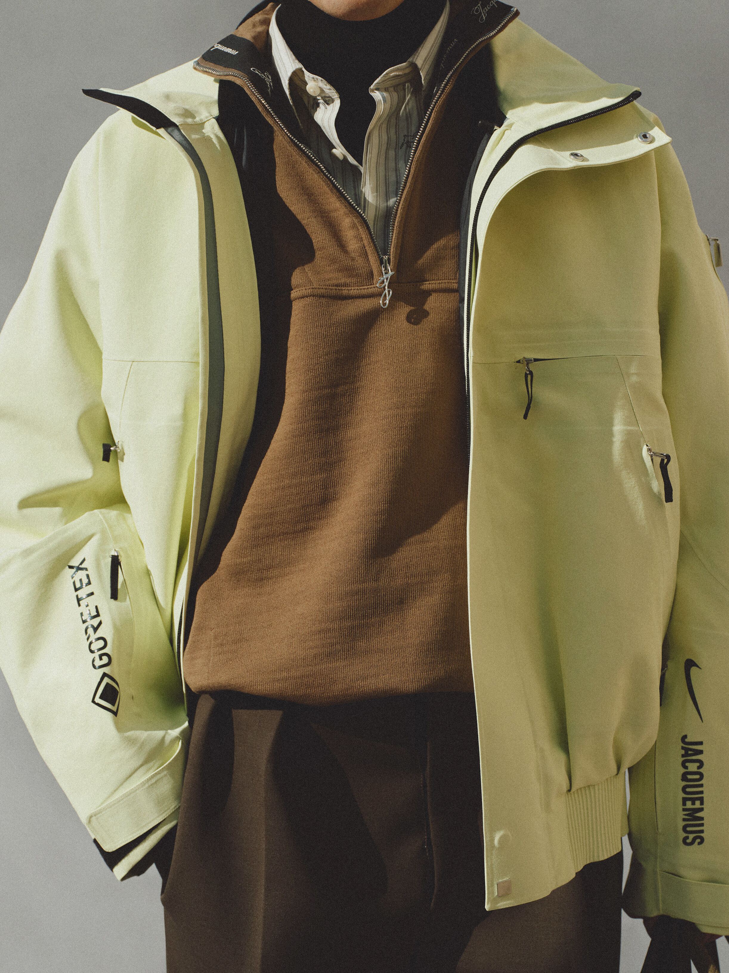 The Gore-Tex jacket Jacquemus + Nike, Yellow | JACQUEMUS UAE