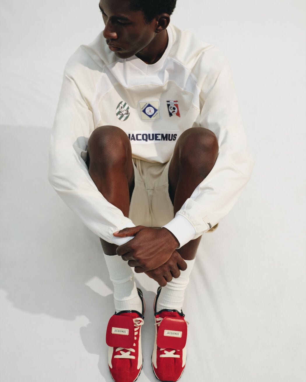 The Supporter long-sleeve t-shirt jacquemus the supporter long sleeve t shirt
