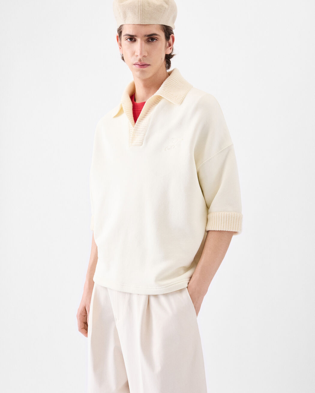The Punto short-sleeve polo shirt jacquemus the punto short sleeve polo shirt