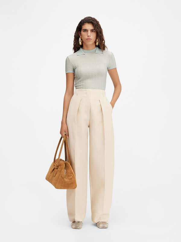 The Marino polo shirt jacquemus the marino polo shirt