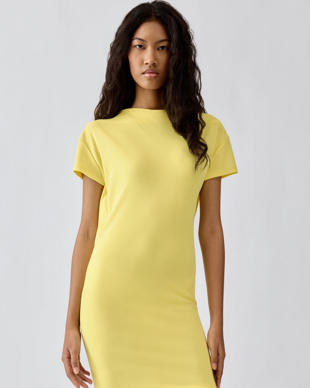 The Mistral short-sleeve dress jacquemus the mistral short sleeve dress