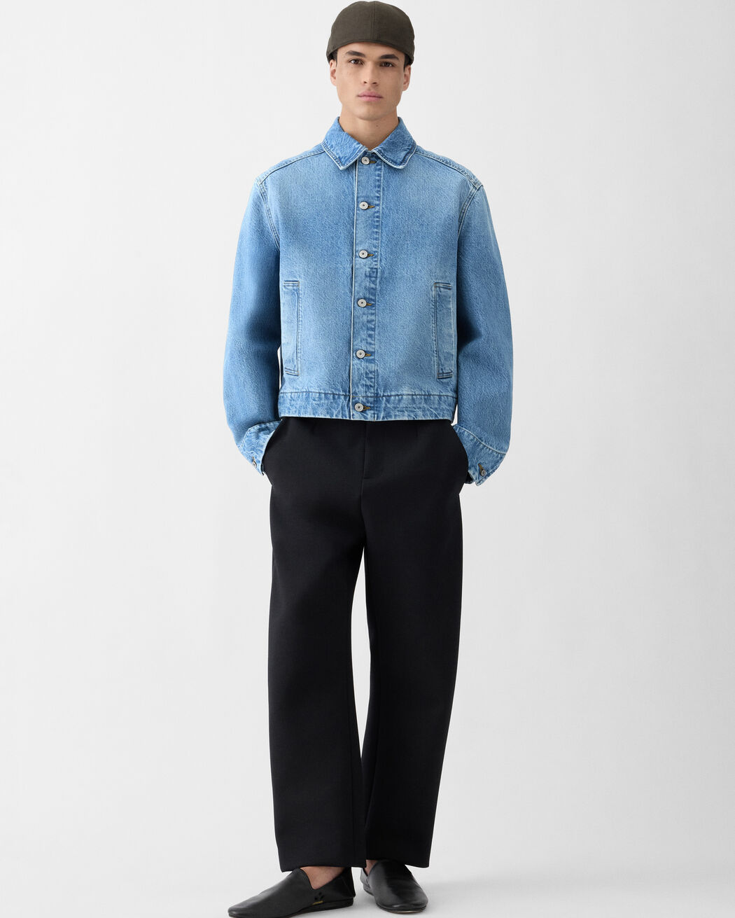 The Mirada de-Nîmes denim jacket jacquemus the mirada de n mes denim jacket