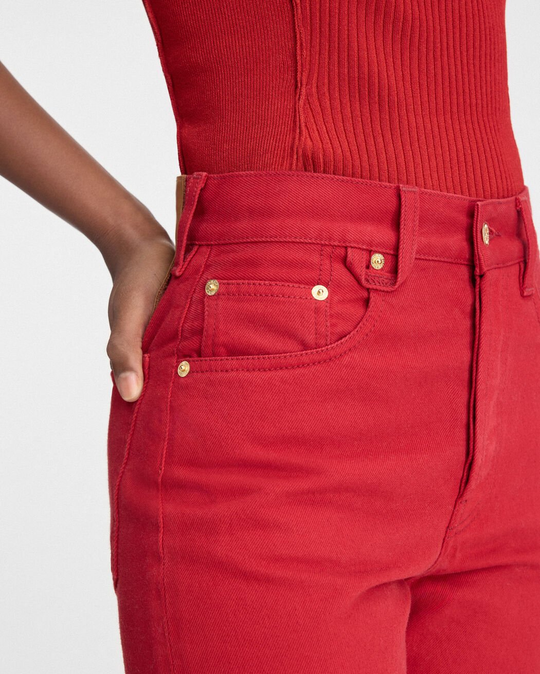 بنطال Le De-Nîmes Droit jacquemus بنطال le de n mes droit