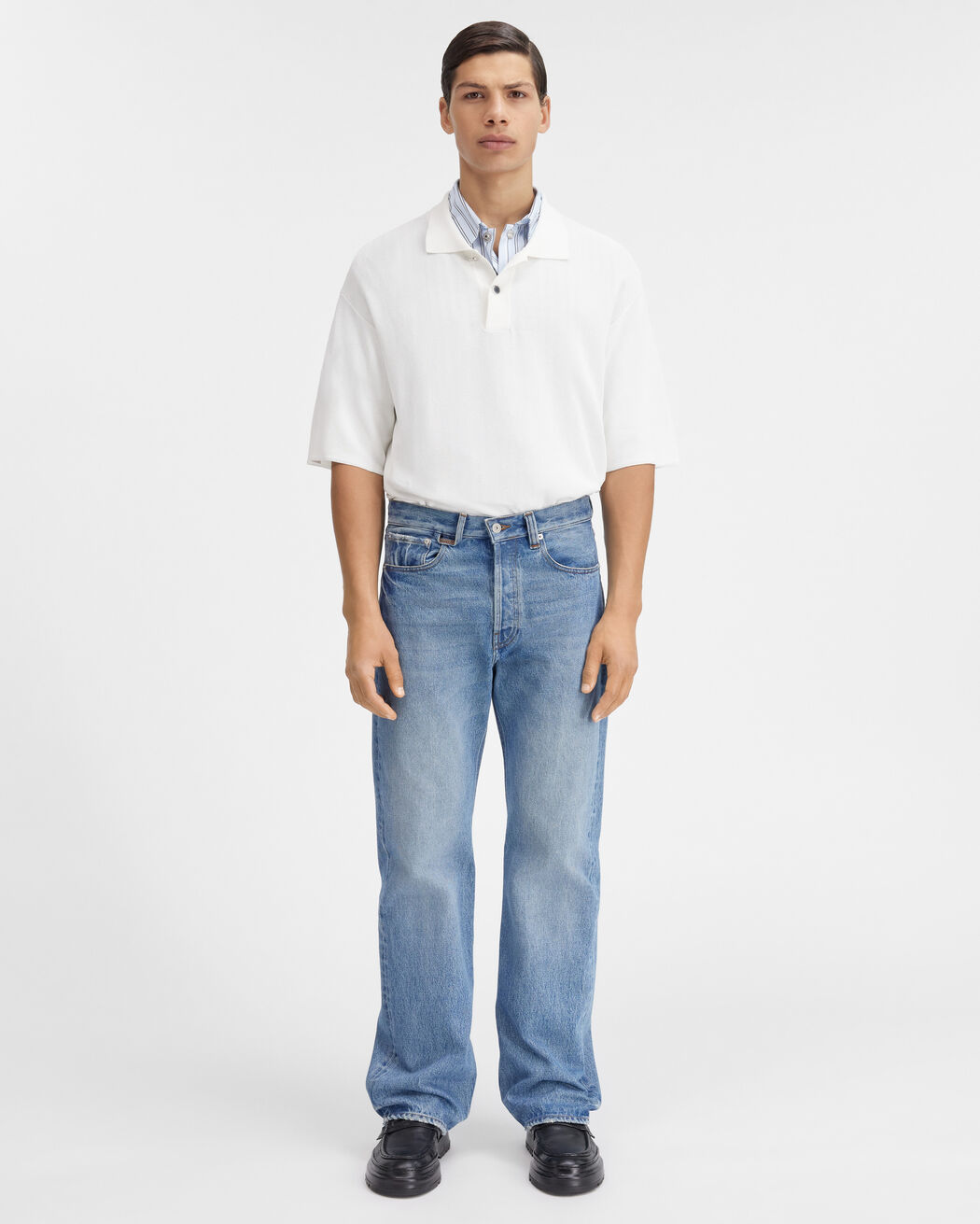 The straight de-Nîmes denim pants jacquemus the straight de n mes denim pants
