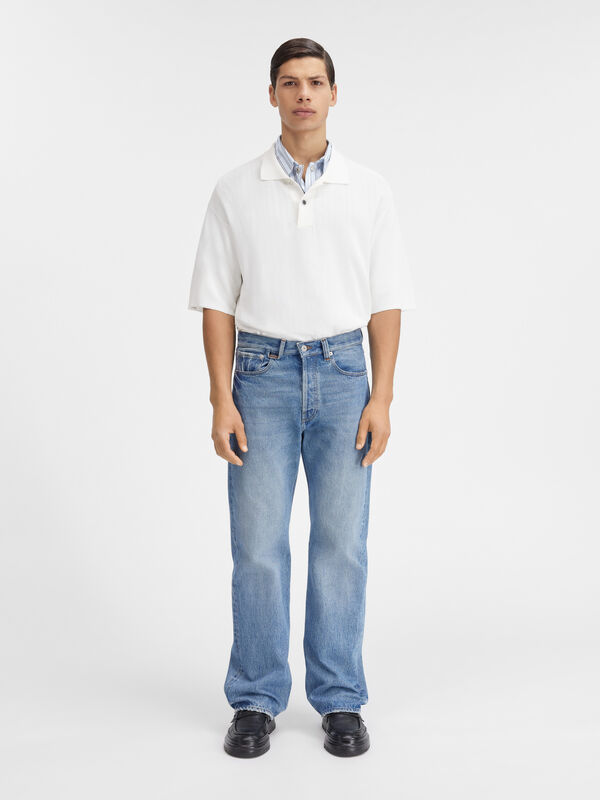 The straight de-Nîmes denim pants jacquemus the straight de n mes denim pants