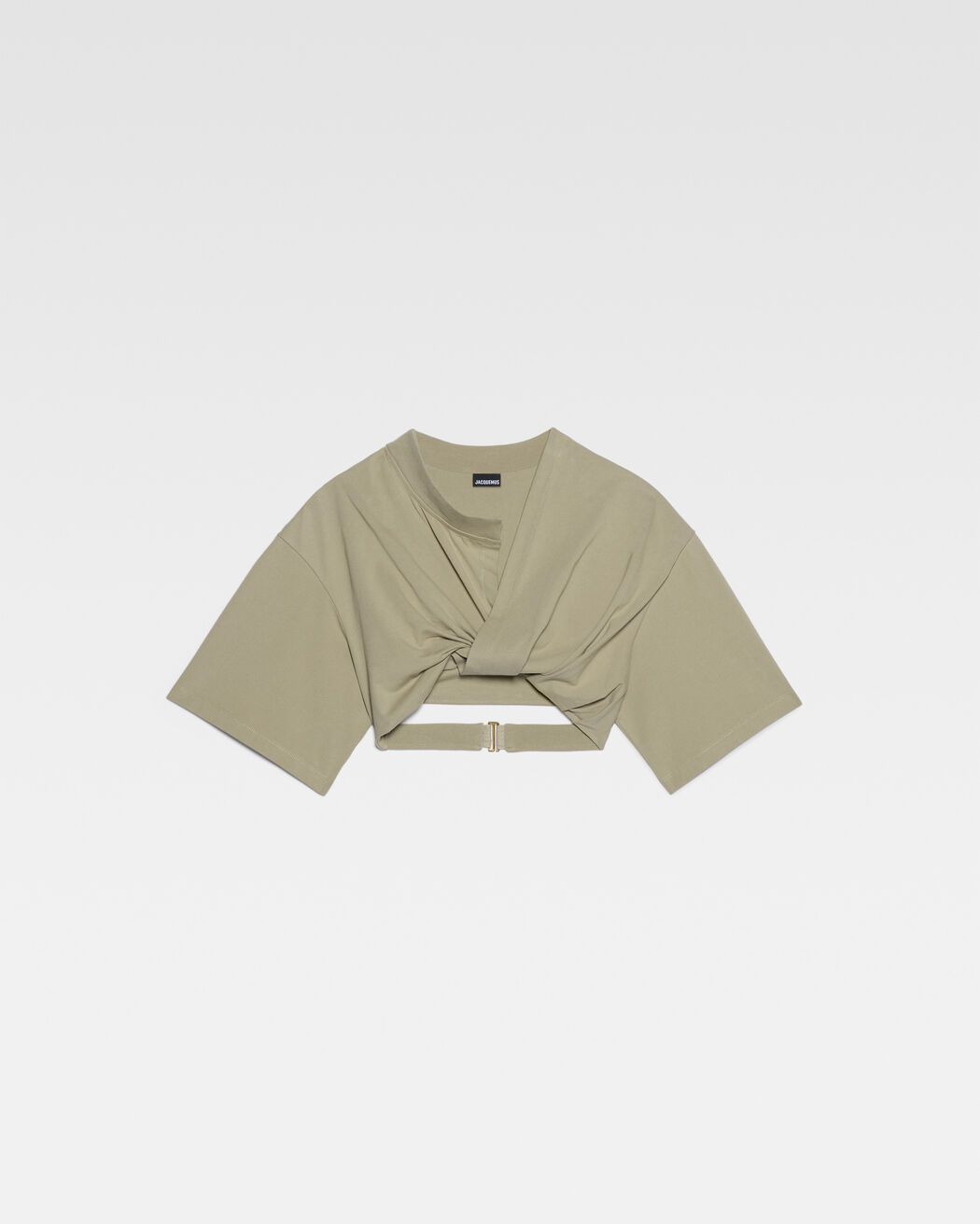 The Bahia cropped t-shirt jacquemus the bahia cropped t shirt