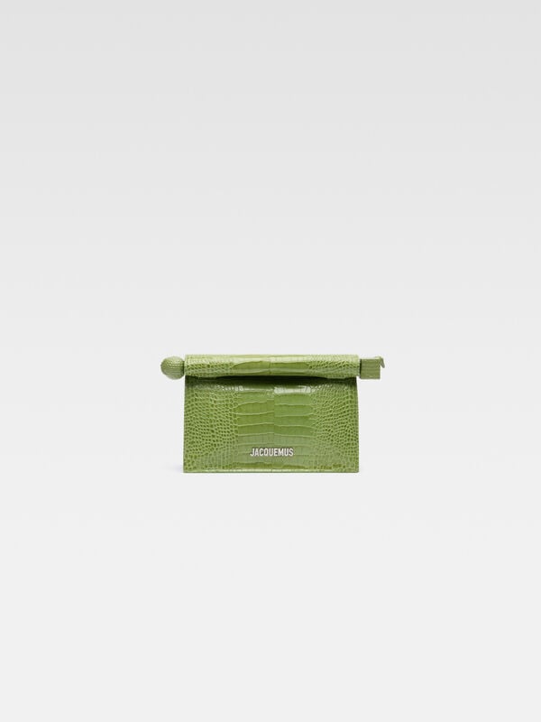 The small Rond Carré clutch jacquemus حقيبة the small rond carr
