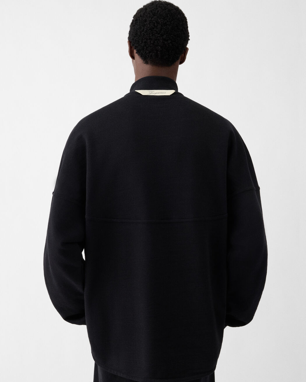 The Rond Carré zipped-rollneck sweatshirt jacquemus the rond carr zipped rollneck sweatshirt