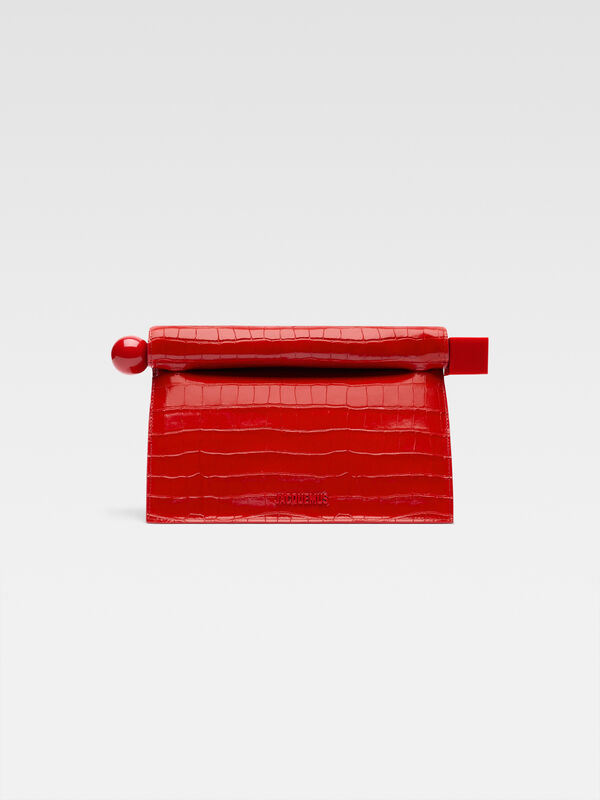 The Rond Carré clutch jacquemus حقيبة the rond carr