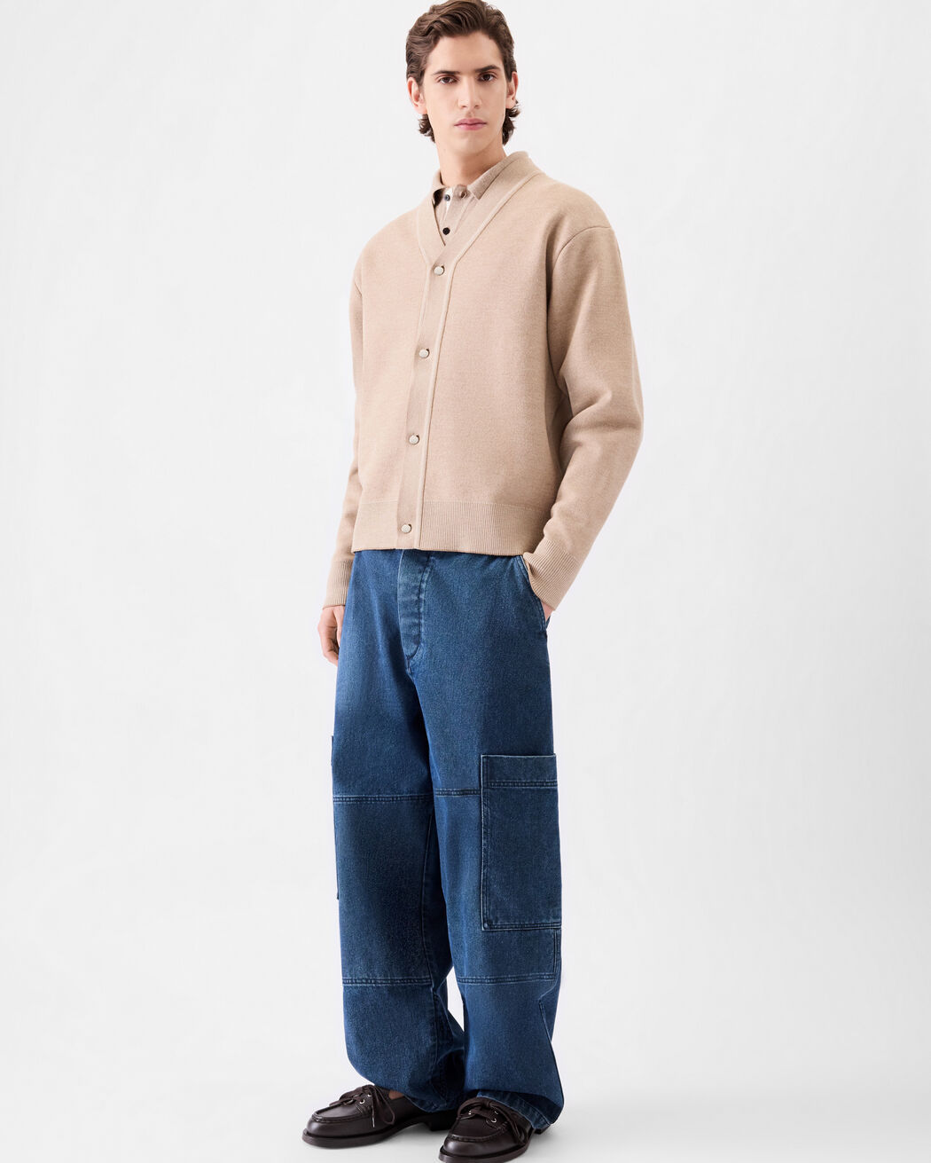 The Carré de-Nîmes denim cargo pants jacquemus the carr de n mes denim cargo pants