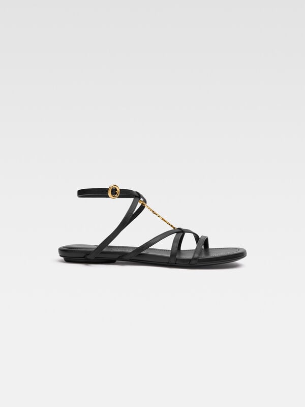 حذاء Les Sandales Pralu Plates jacquemus صندل les sandales pralu plates