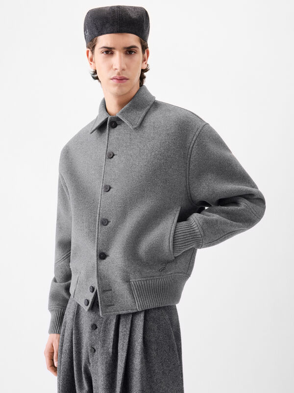 Le Bomber Feltro jacquemus the feltro bomber jacket