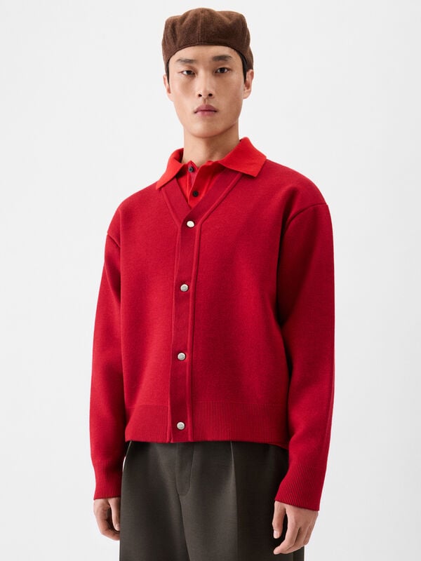 The Doppio cardigan jacquemus the doppio cardigan