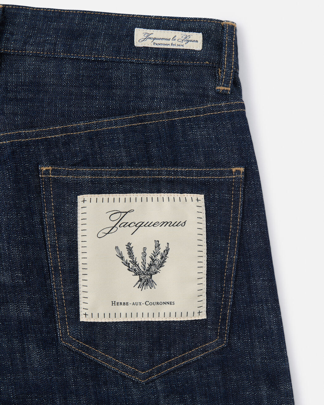 The straight de-Nîmes denim pants jacquemus the straight de n mes denim pants