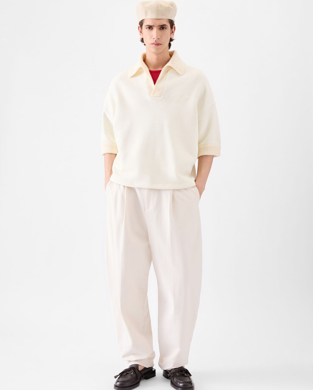 The Punto short-sleeve polo shirt jacquemus the punto short sleeve polo shirt