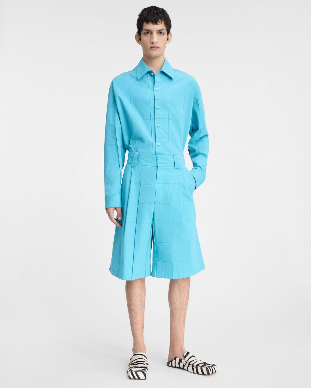 شورت برمودا Le Short Navega Plissé jacquemus شورت برمودا le short navega pliss