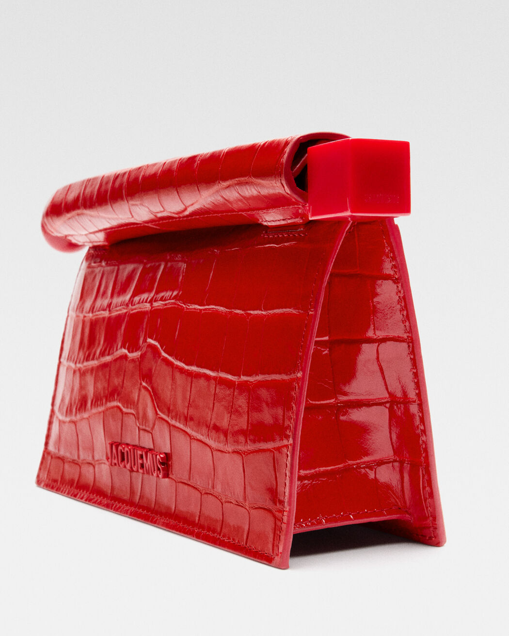 The small Rond Carré clutch jacquemus the small rond carr clutch