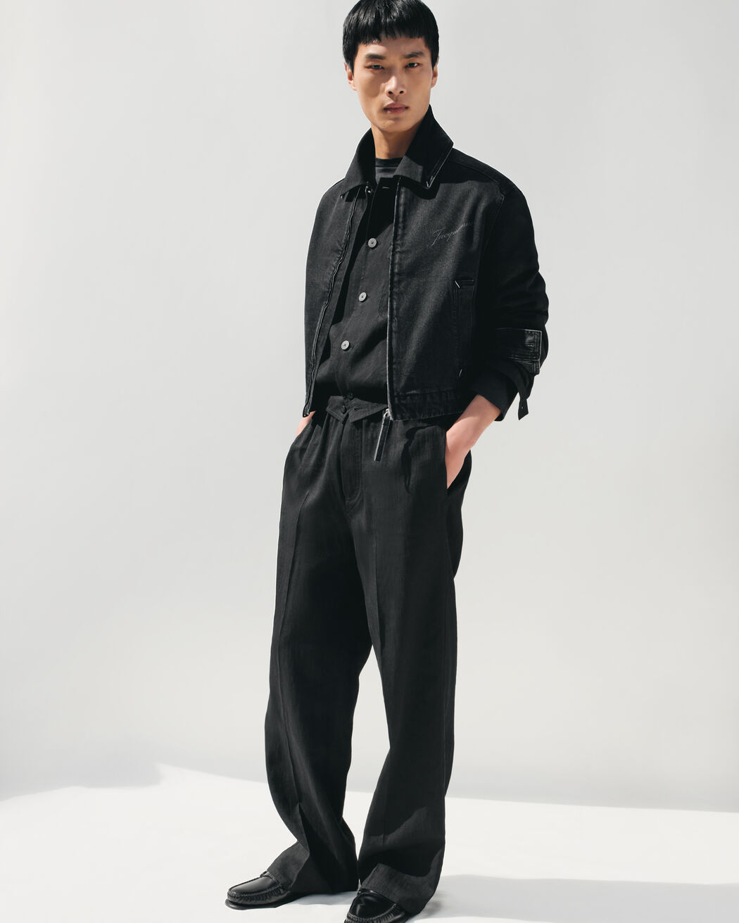 The de-Nîmes Canevas jacket jacquemus the de n mes canevas jacket