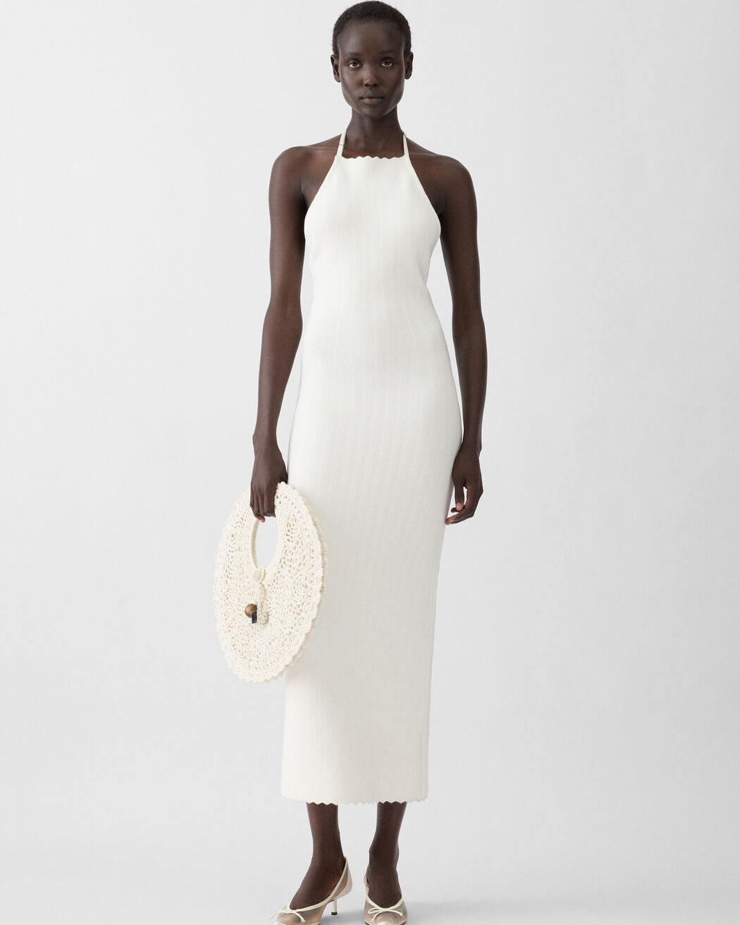 فستان محبوك The Tablier jacquemus فستان محبوك the tablier