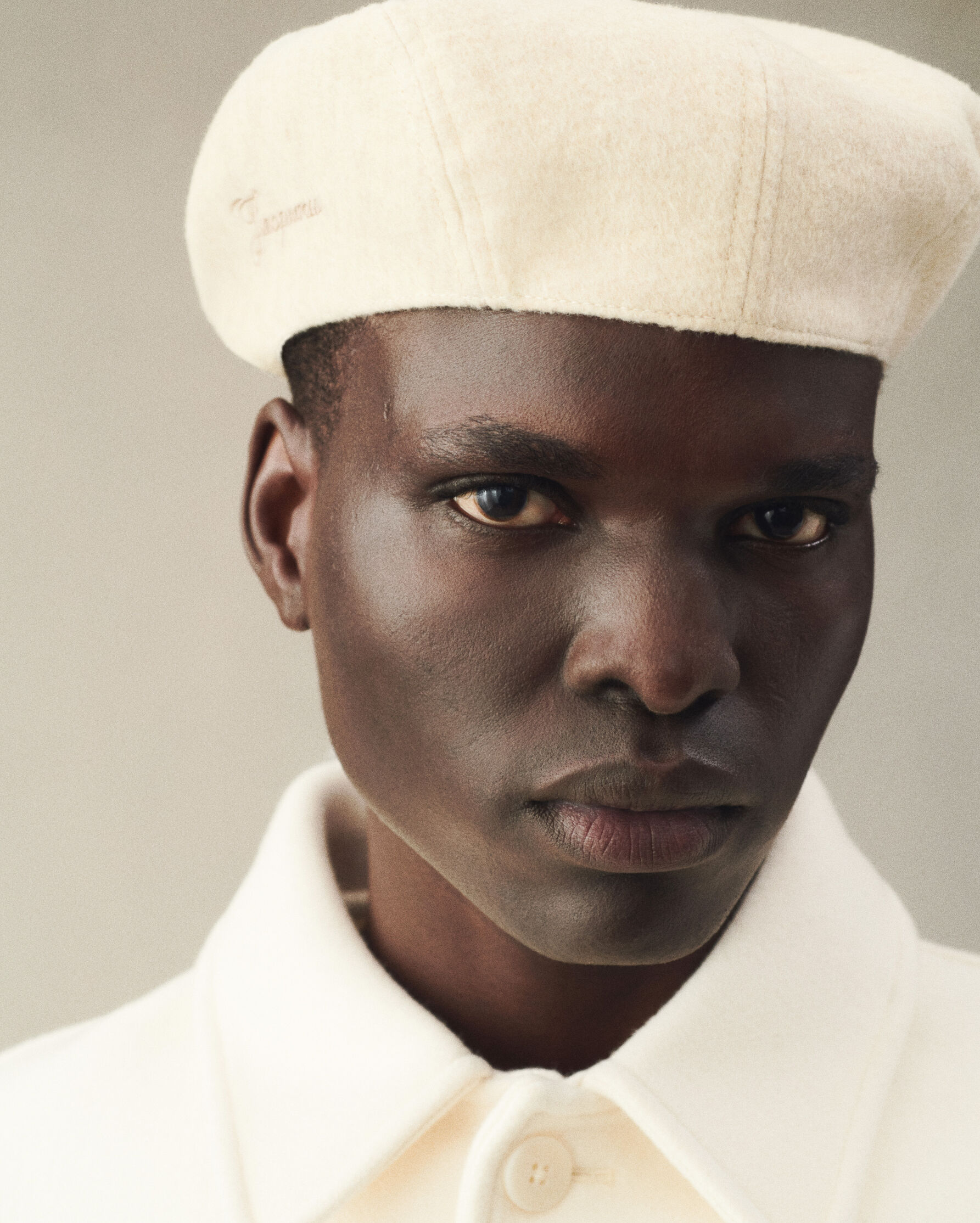 Le Beret Valerie - Jacquemus - Cotton - Beige The Valérie beret by JACQUEMUS | Official website main image 3