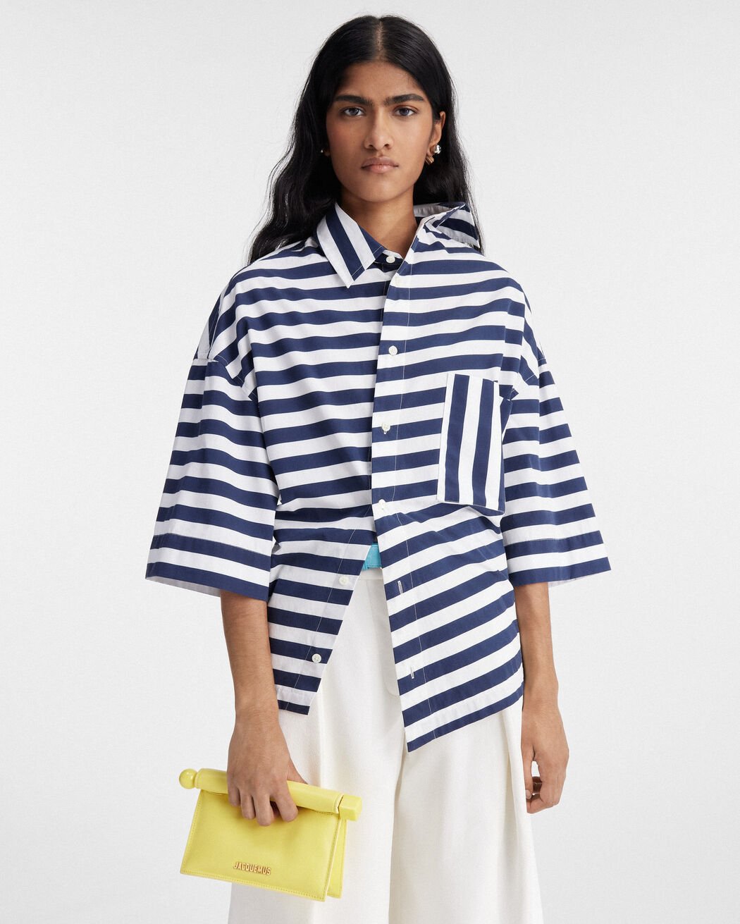 The small Rond Carré clutch jacquemus the small rond carr clutch