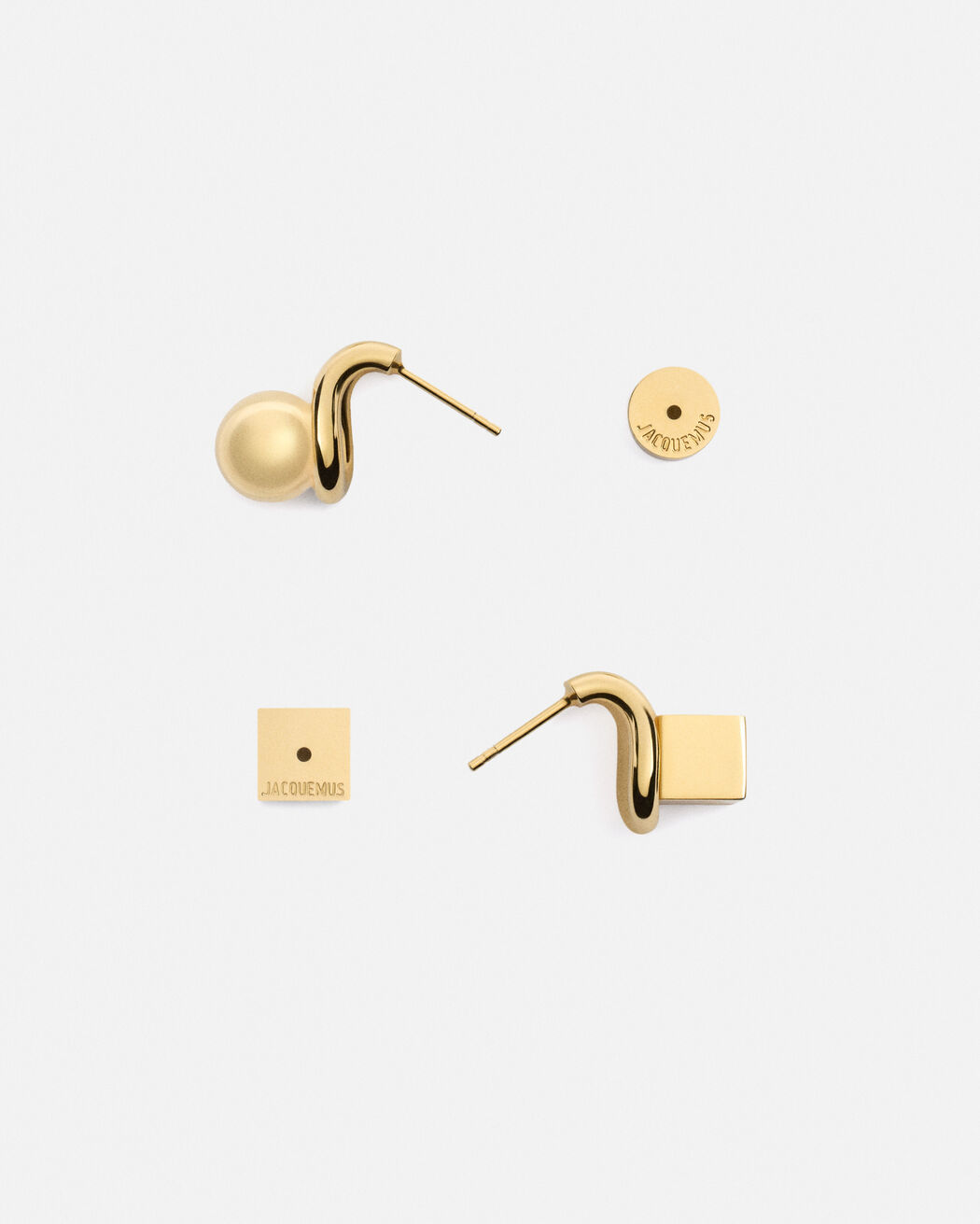 The Nodo stud earrings jacquemus the nodo stud earrings