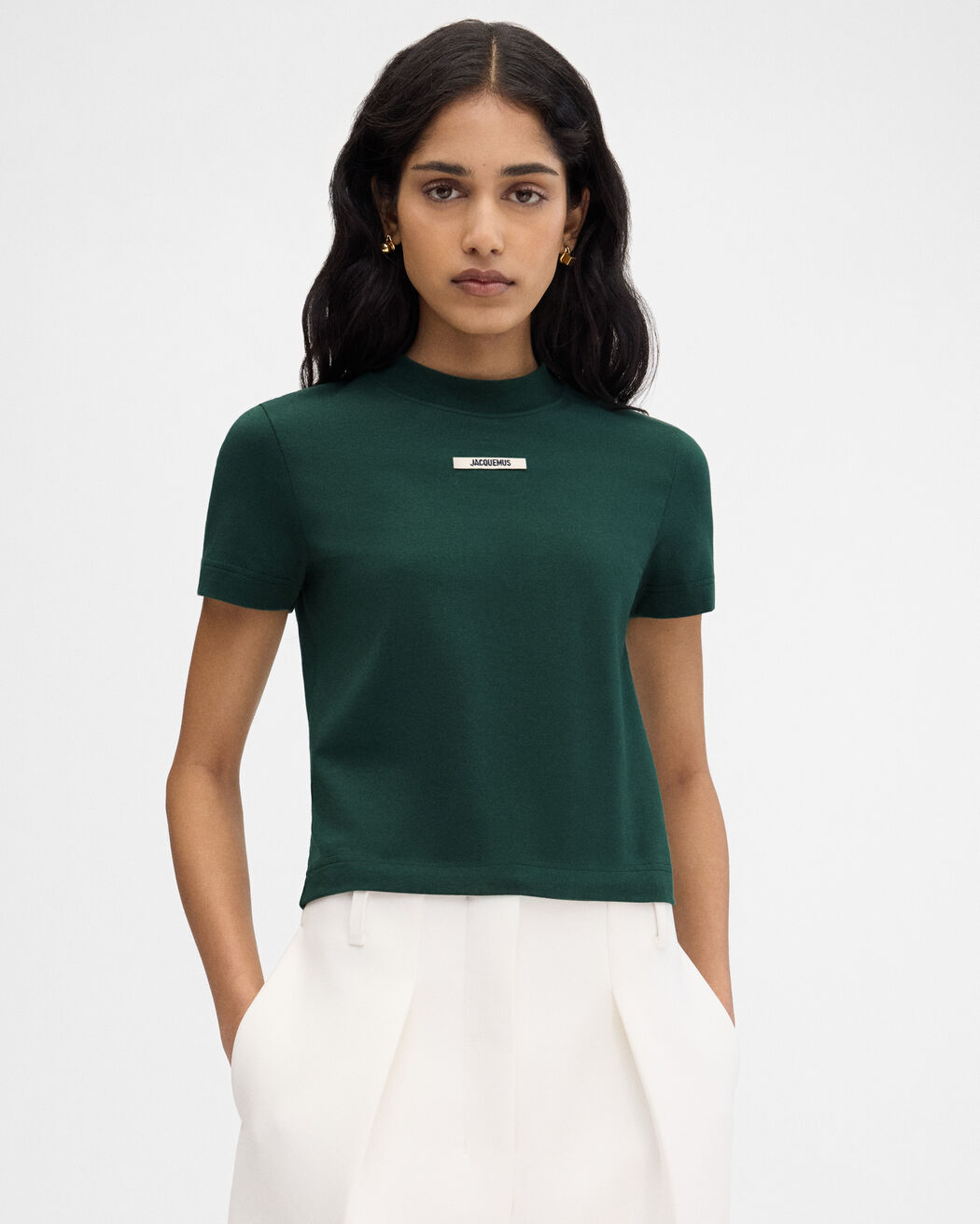 The Gros Grain تي شيرت jacquemus the gros grain تي شيرت