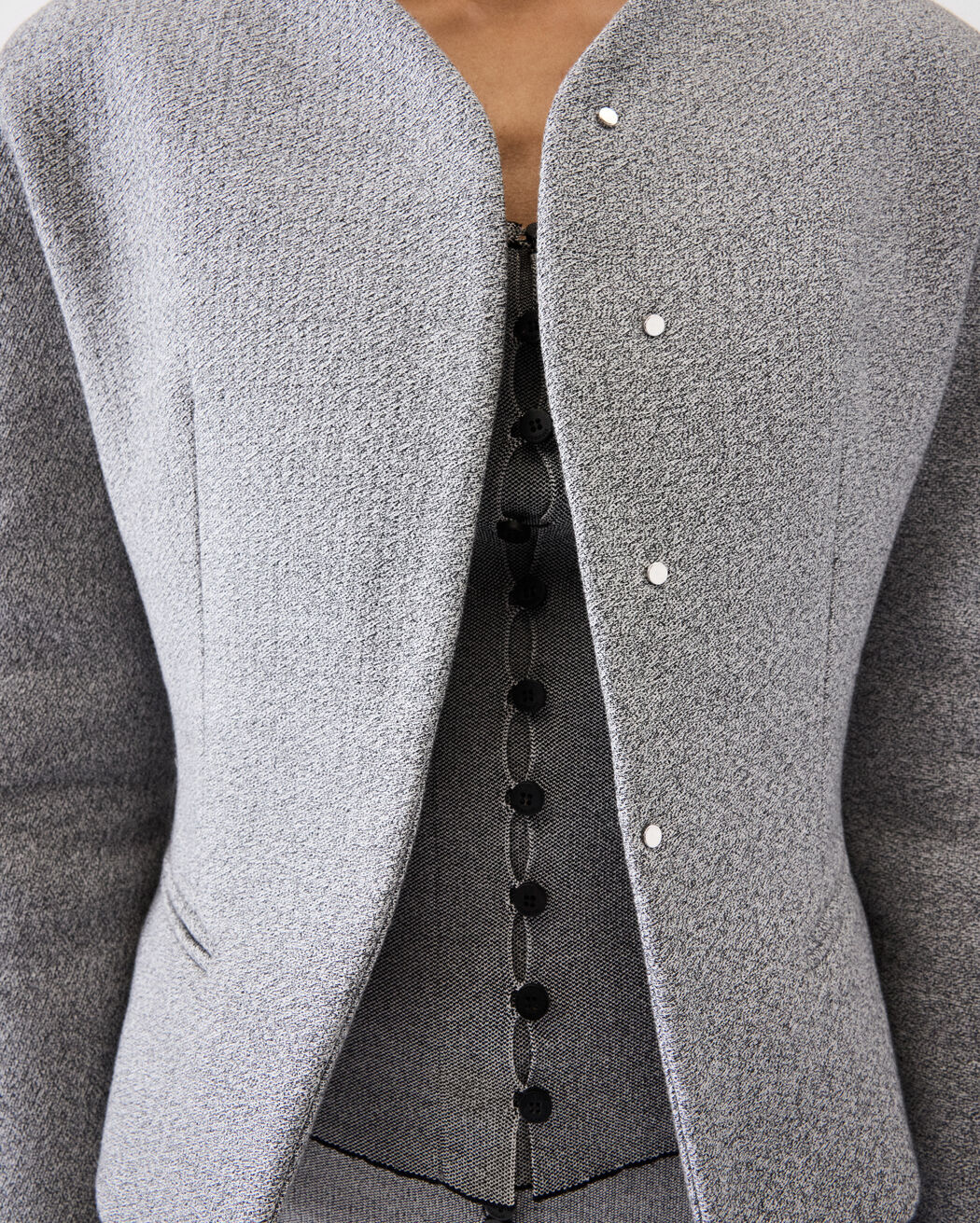 The mini Ovalo jacket jacquemus the mini ovalo jacket