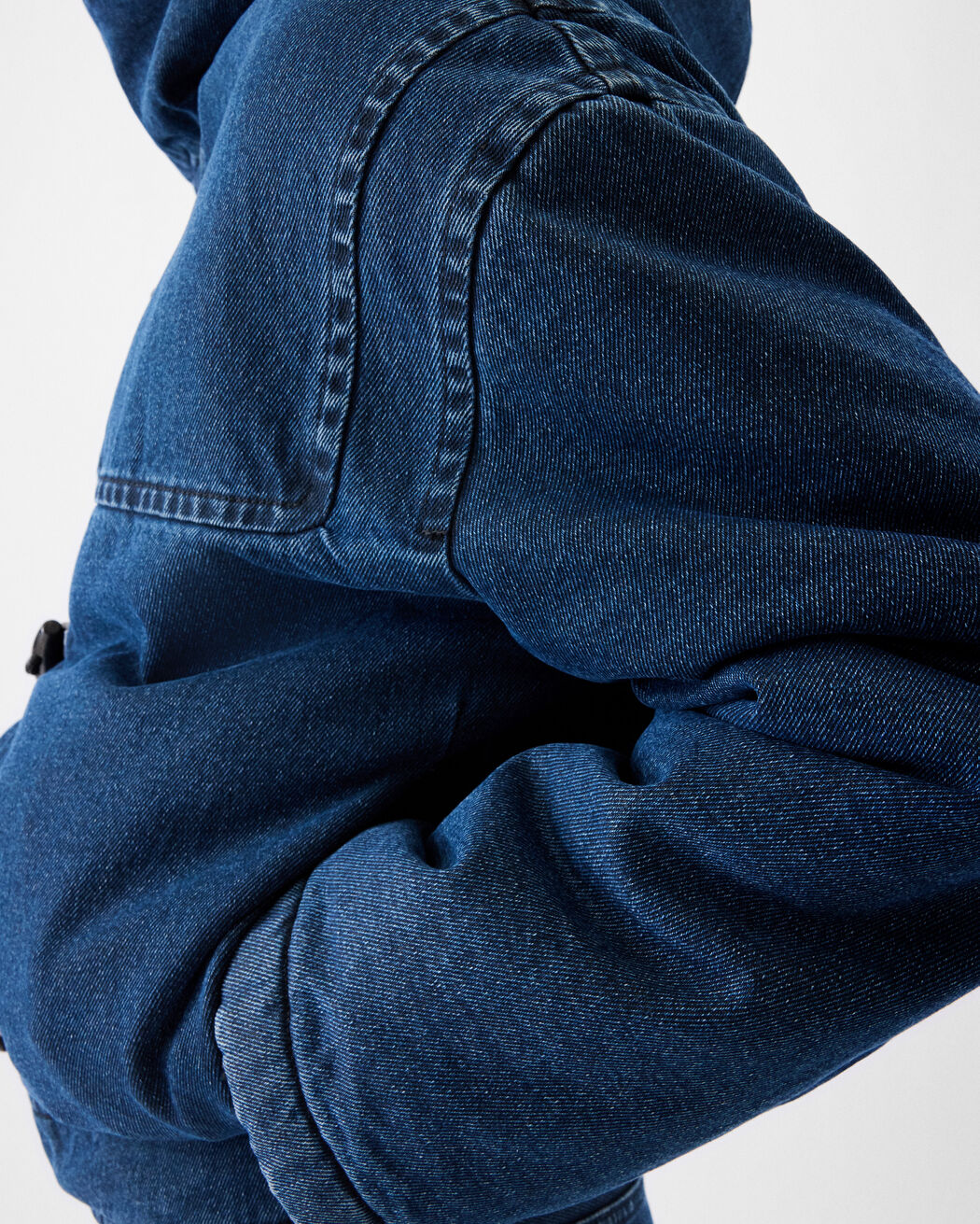 The de-Nîmes denim duffle coat jacquemus the de n mes denim duffle coat