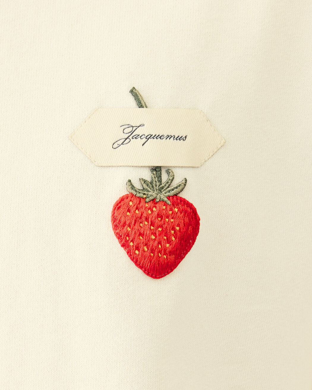 The strawberry t-shirt jacquemus the strawberry t shirt