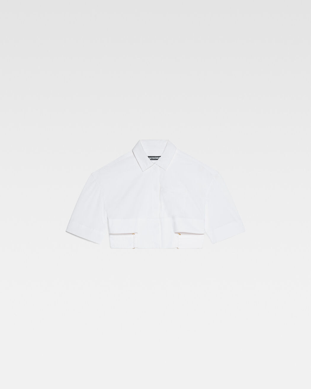 The Bari cropped shirt jacquemus the bari cropped shirt