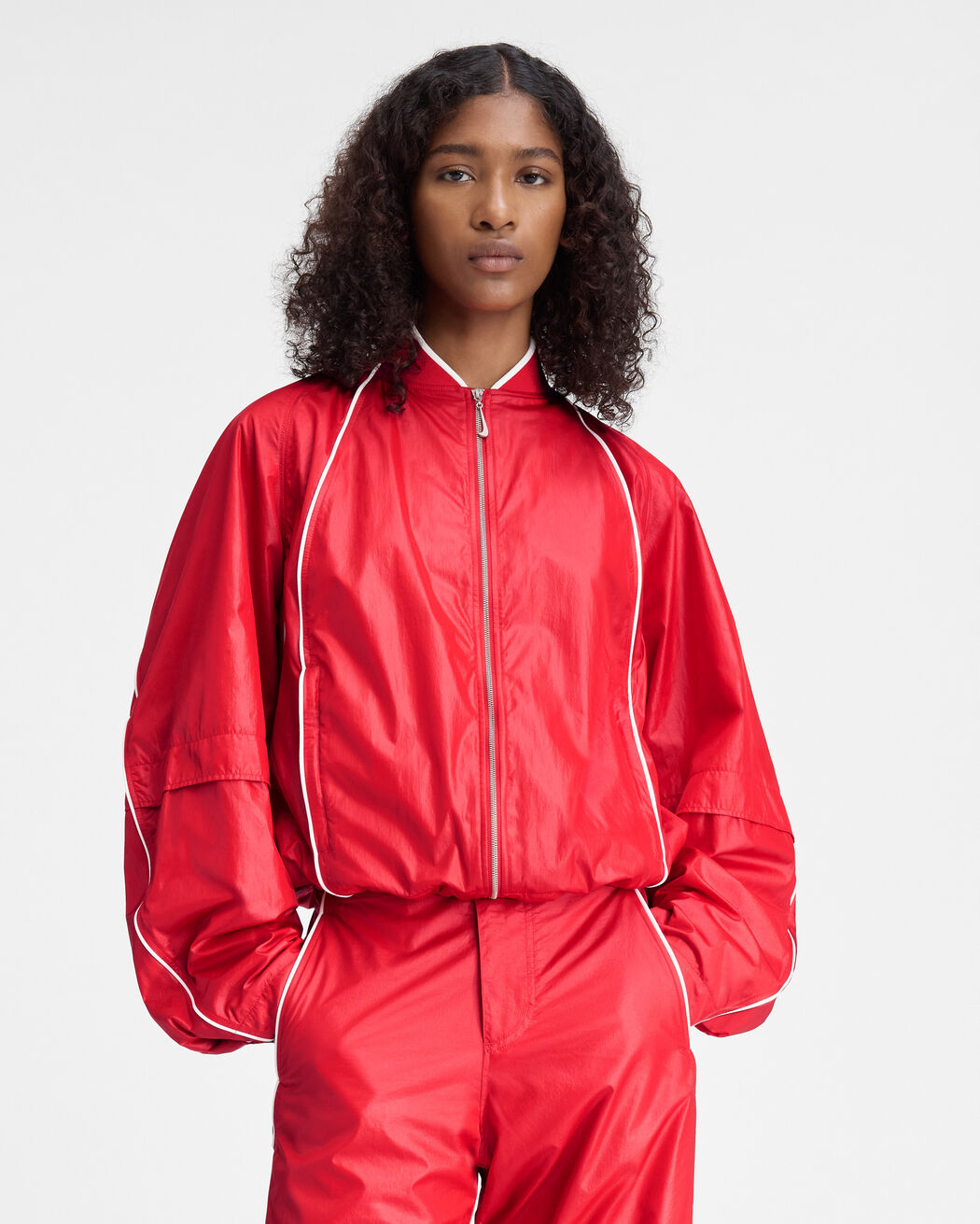 The JACQUEMUS+NIKE track jacket the jacquemus nike track jacket