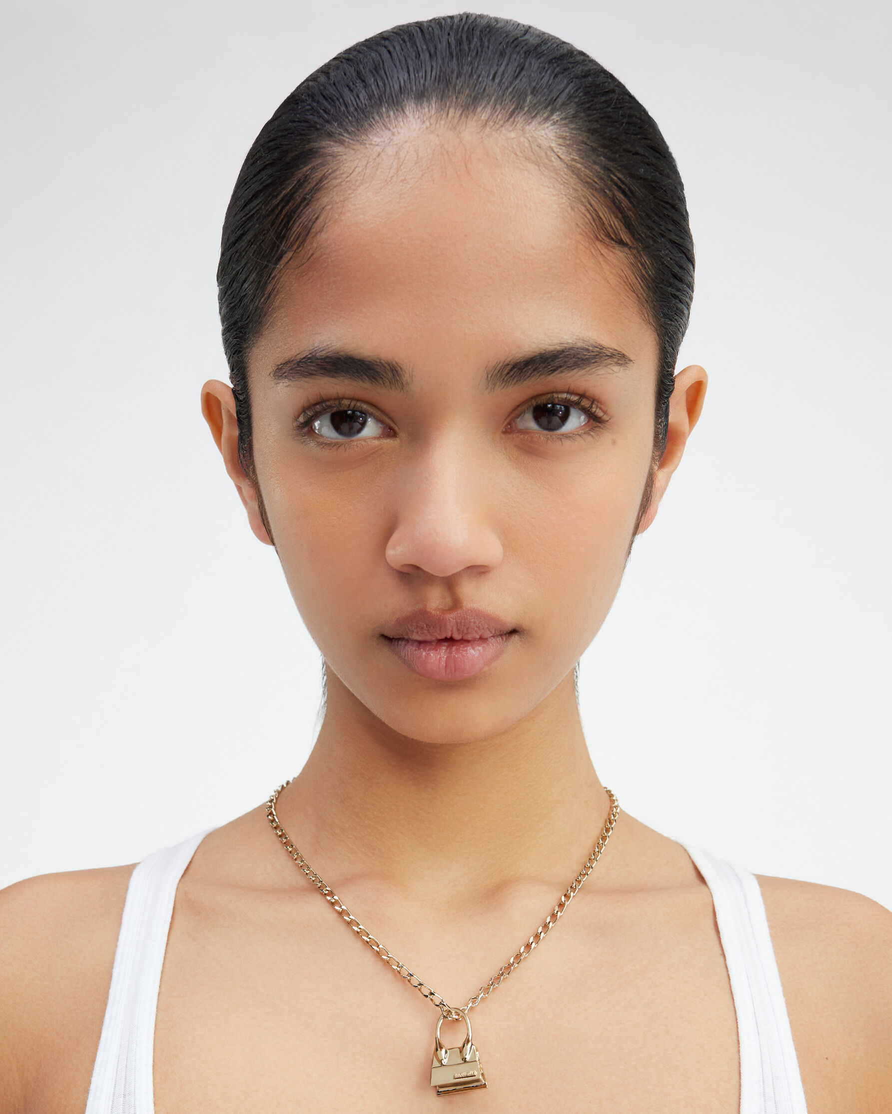 The Chiquito necklace, Golden | JACQUEMUS UAE