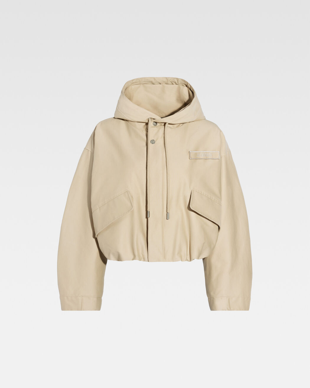 The Caraco cropped parka jacquemus the caraco cropped parka