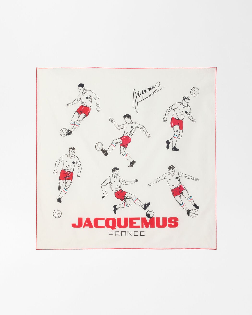The Supporter silk scarf jacquemus the supporter silk scarf
