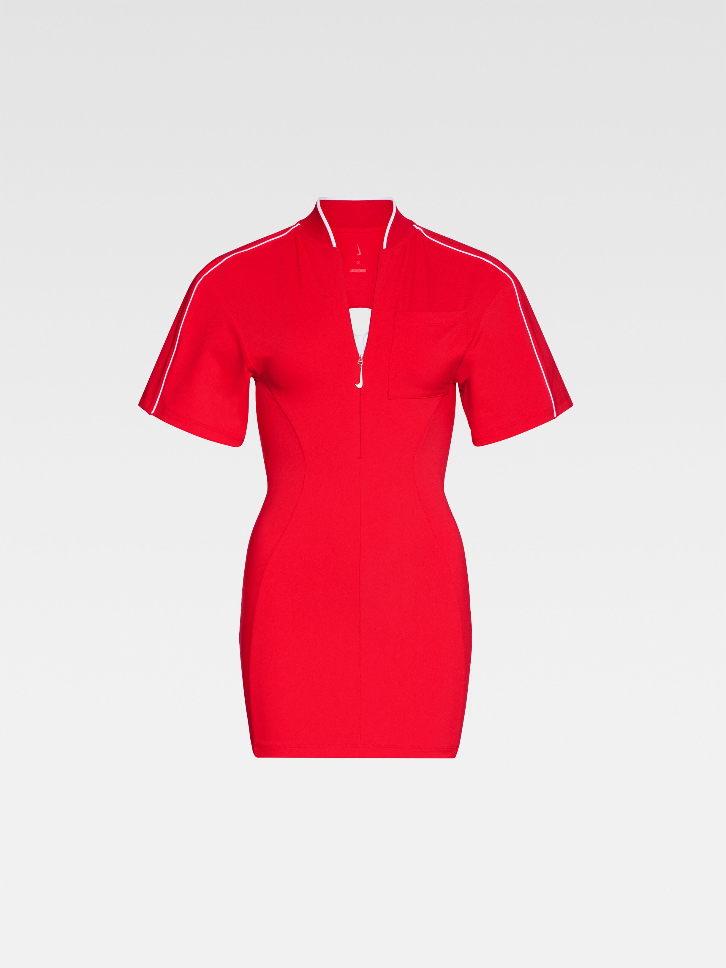 The JACQUEMUS+NIKE t-shirt dress, Red | JACQUEMUS UAE