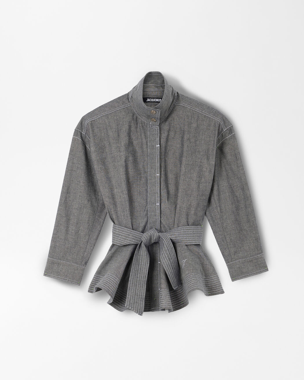 The Cabana de-Nîmes denim jacket jacquemus the cabana de n mes denim jacket