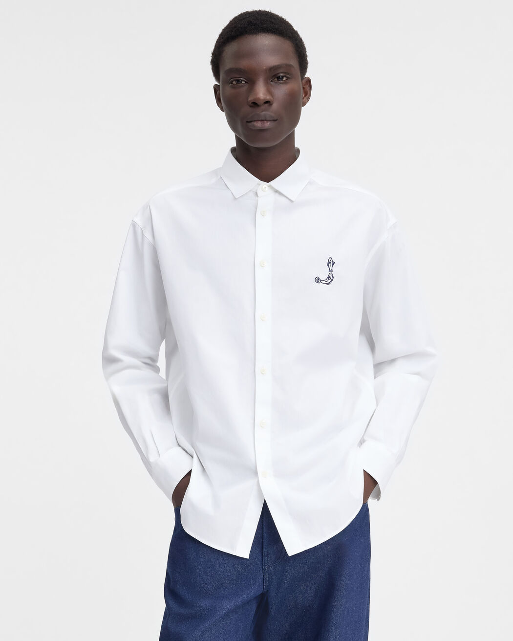 The Simon shirt قميص jacquemus the simon shirt قميص