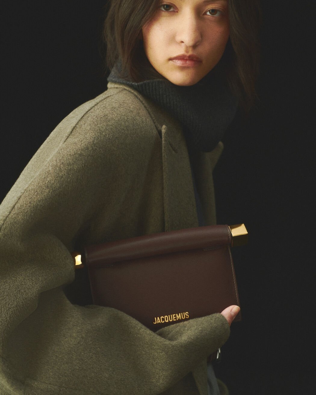 The small Rond Carré clutch jacquemus the small rond carr clutch