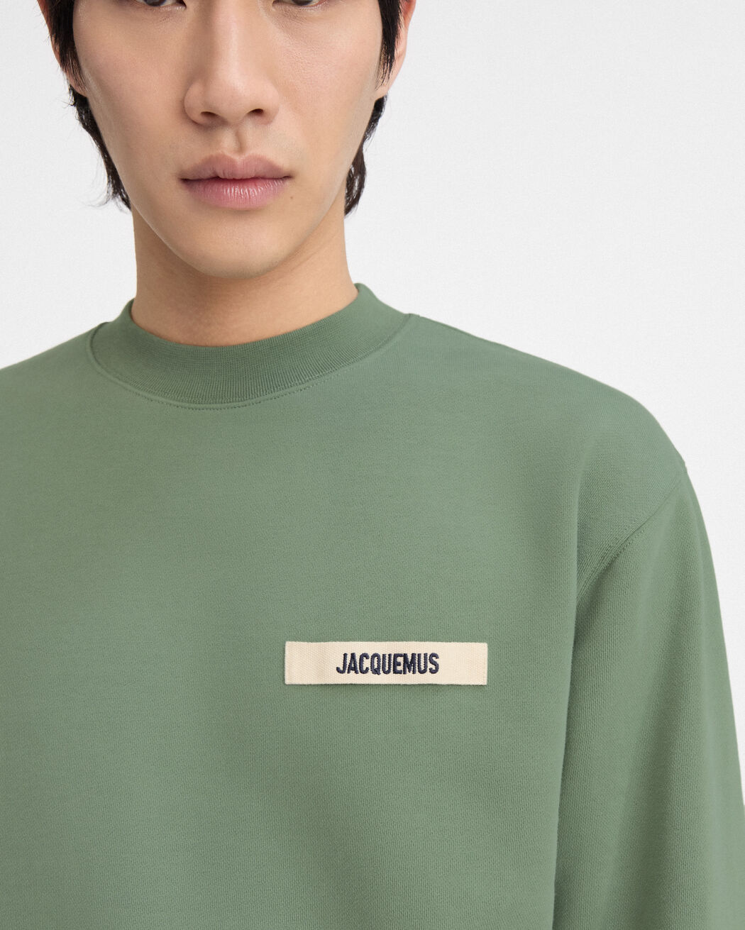 The Gros Grain sweatshirt jacquemus the gros grain sweatshirt