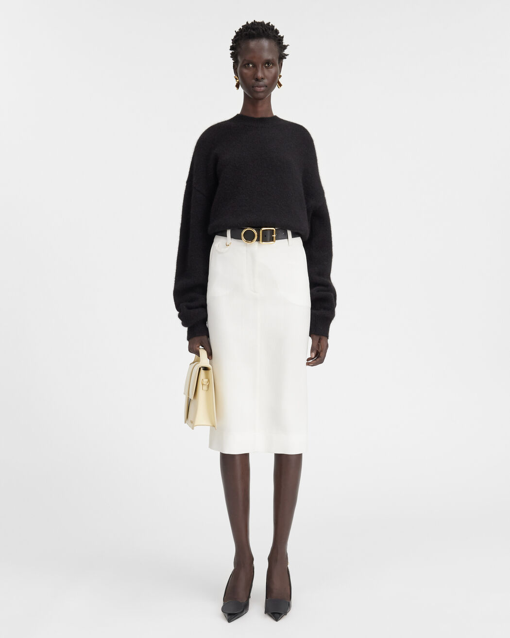 The Bari midi skirt jacquemus the bari midi skirt