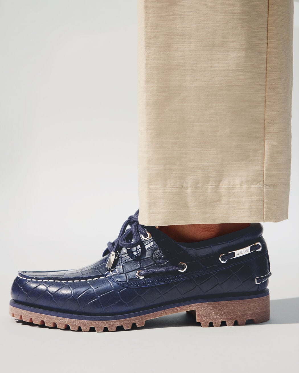 The Jacquemus + Timberland boat shoe the jacquemus timberland boat shoe