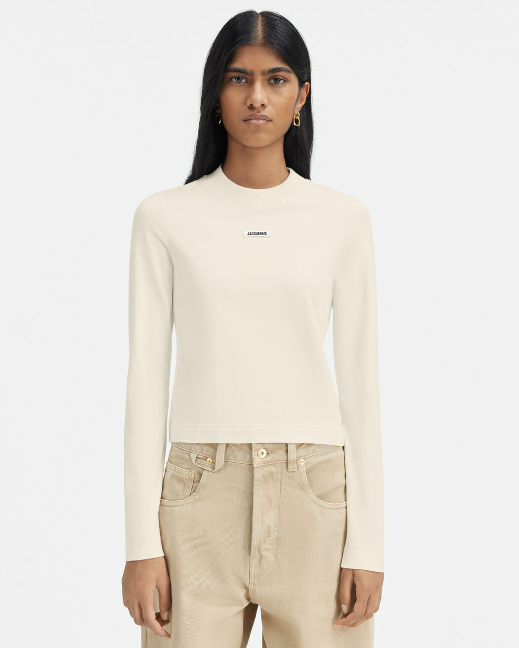 The Gros Grain long-sleeve t-shirt jacquemus the gros grain long sleeve t shirt