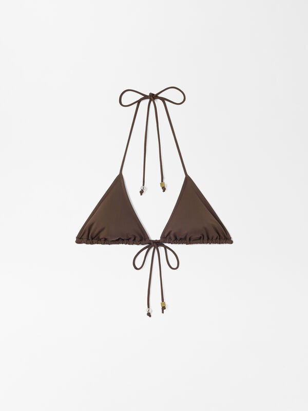 The Triangle bikini top jacquemus the triangle bikini top
