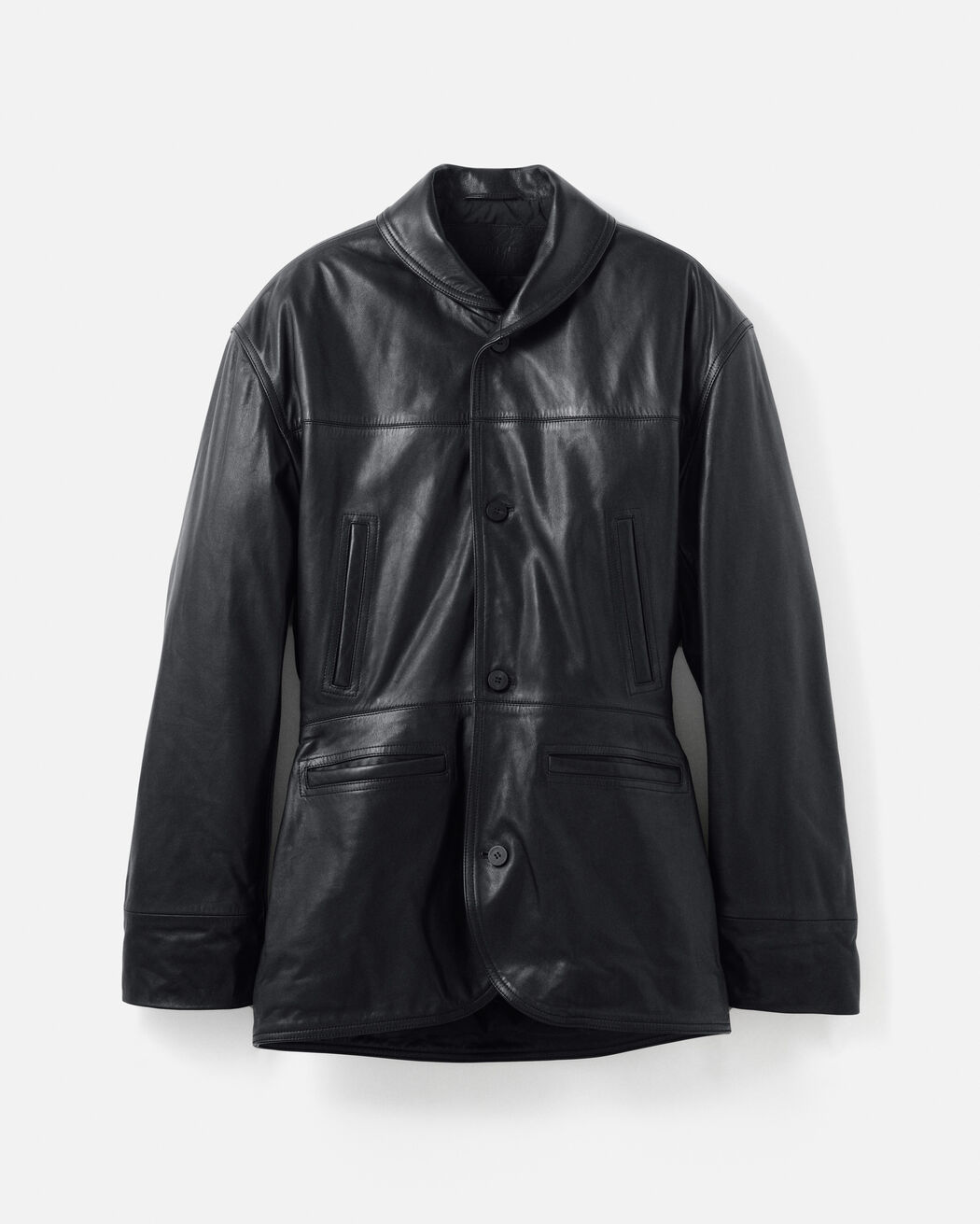 The Gardian Leather Jacket jacquemus the gardian leather jacket