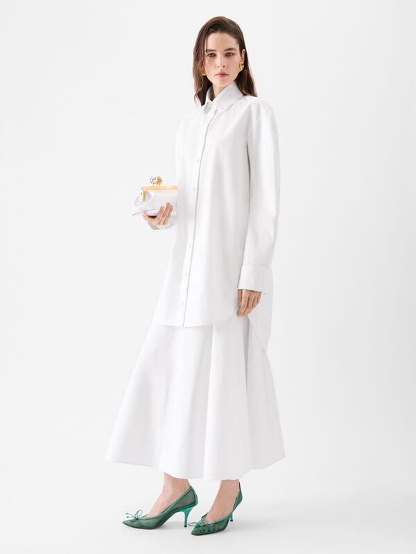 The Ovalo shirt dress jacquemus the ovalo shirt dress