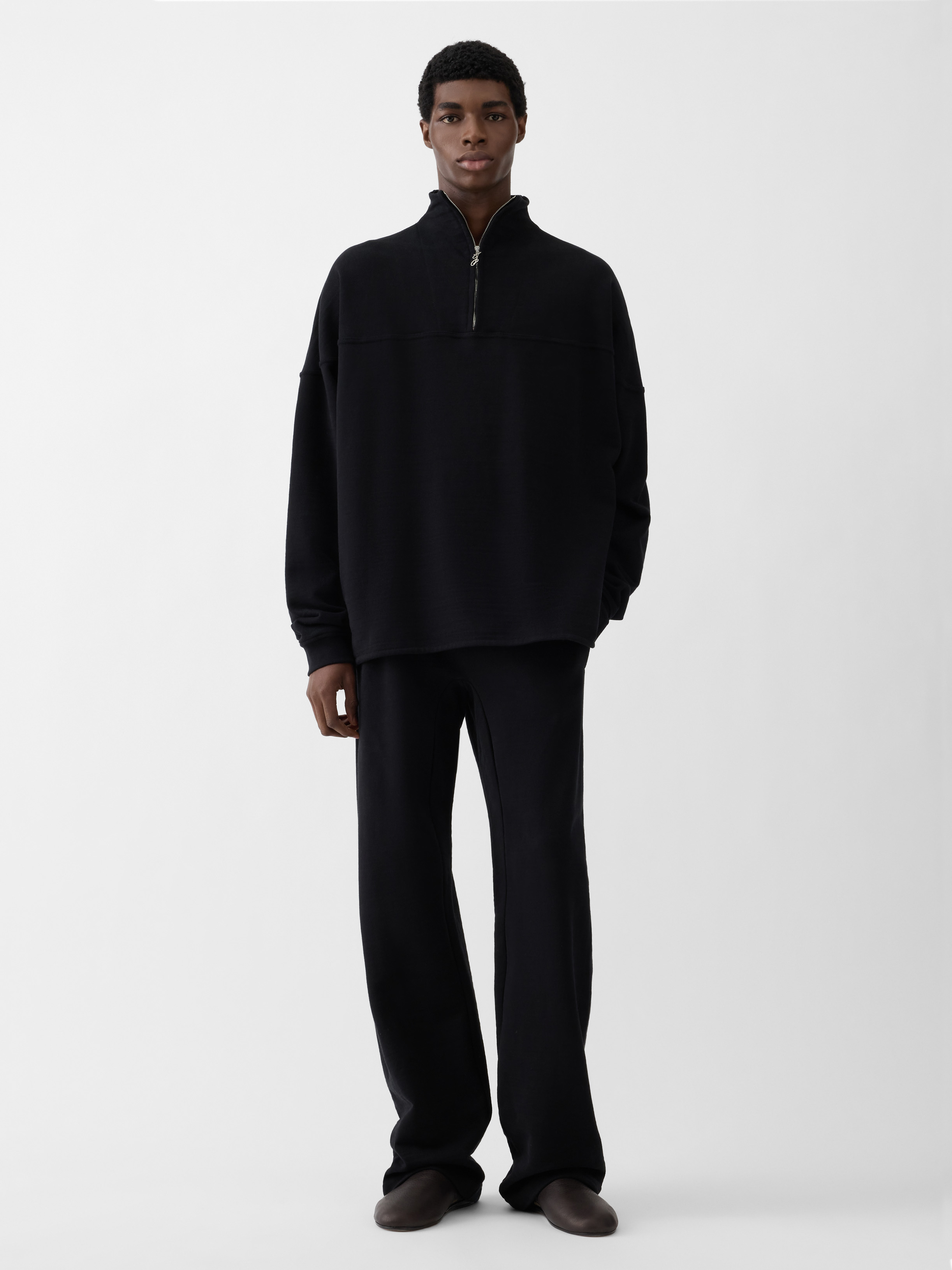 The Rond Carré Zipped-rollneck Sweatshirt