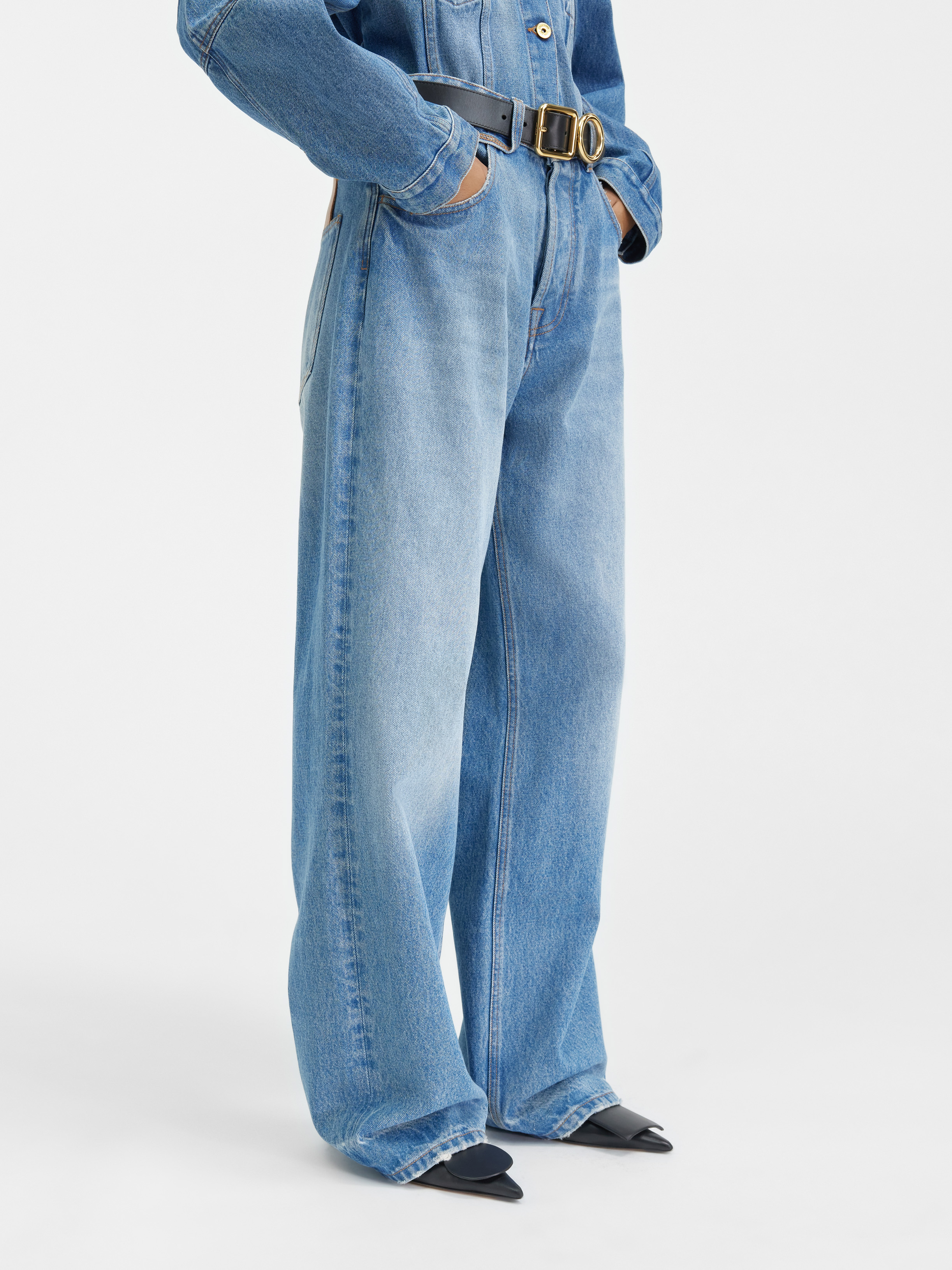 The Wide De-nîmes Denim Pants