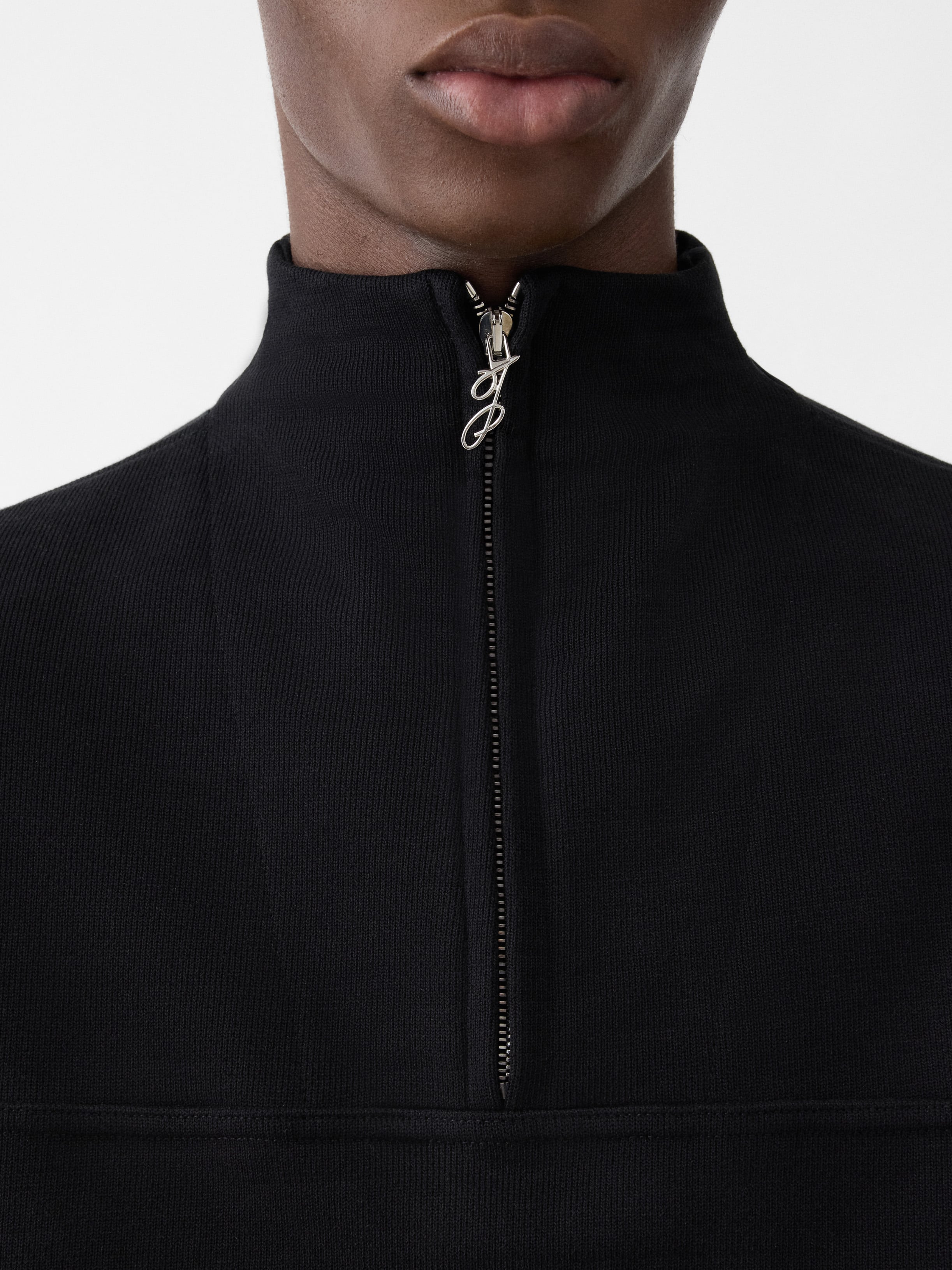 The Rond Carré Zipped-rollneck Sweatshirt