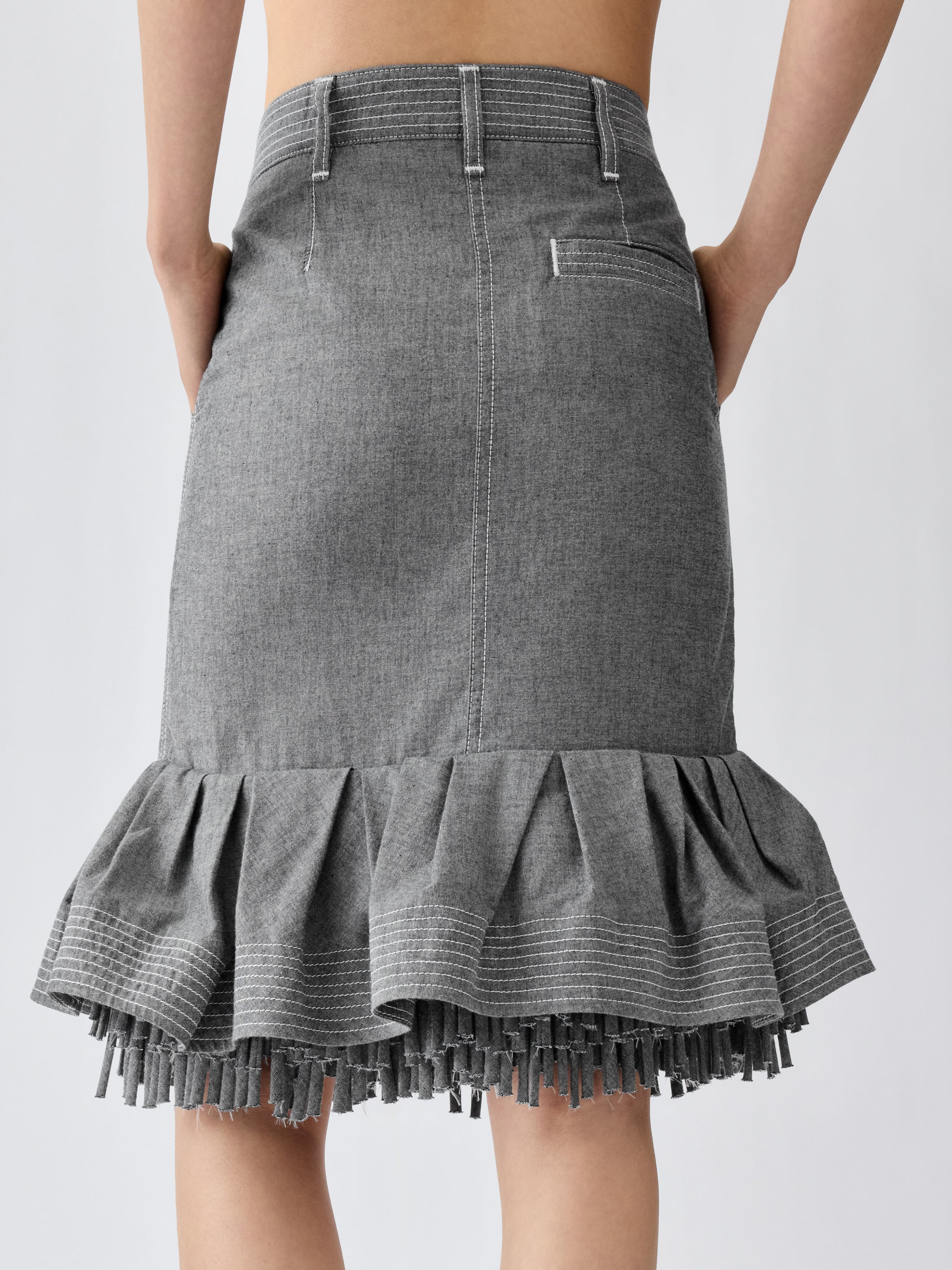 The Cabana De-nîmes Denim Skirt